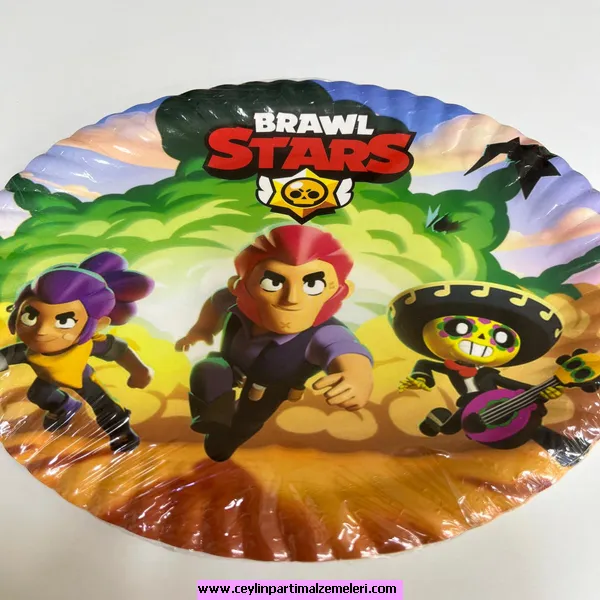 Brawl Stars Temalı Karton Tabak